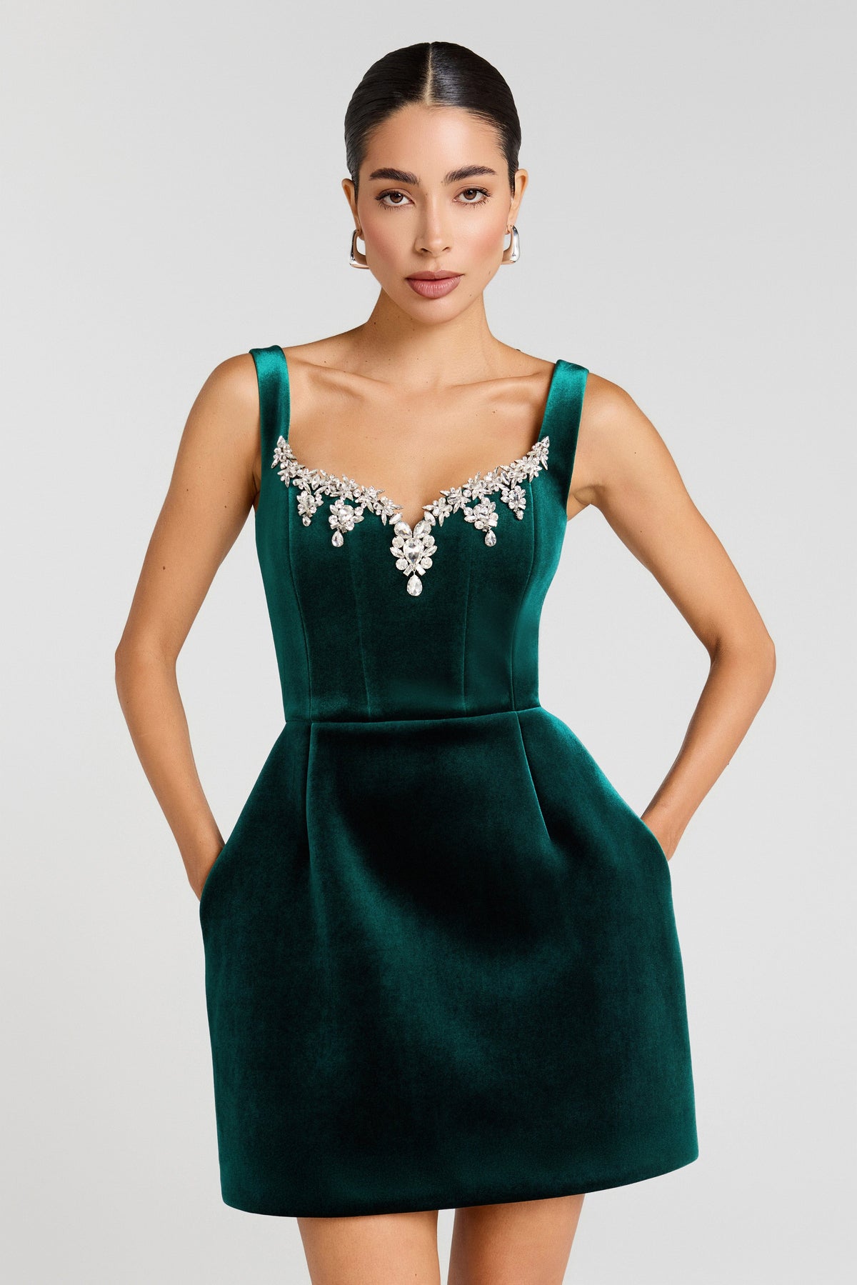 NADINE MERABI Dresses Blair Green Dress