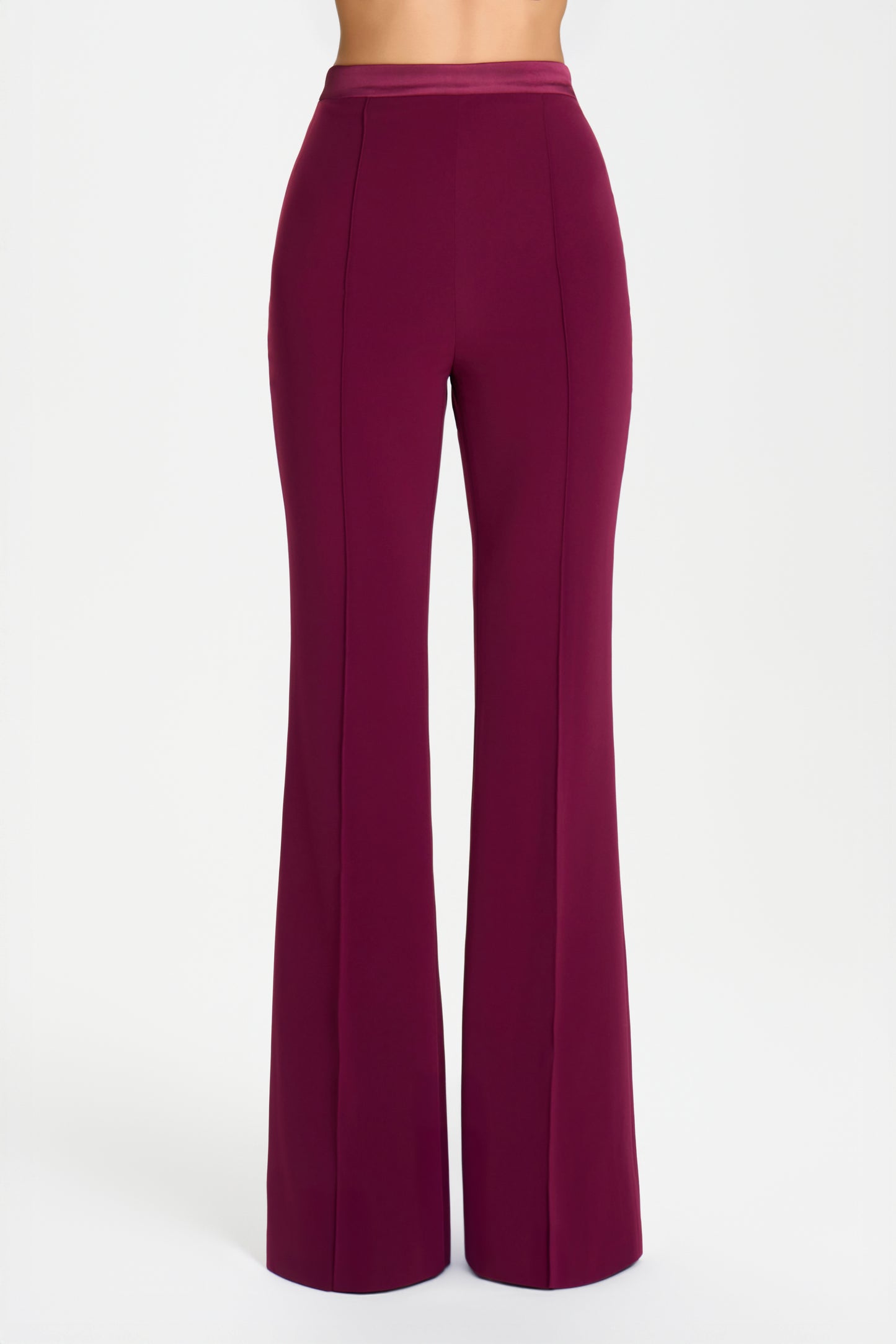 Charlotte Burgundy Trousers