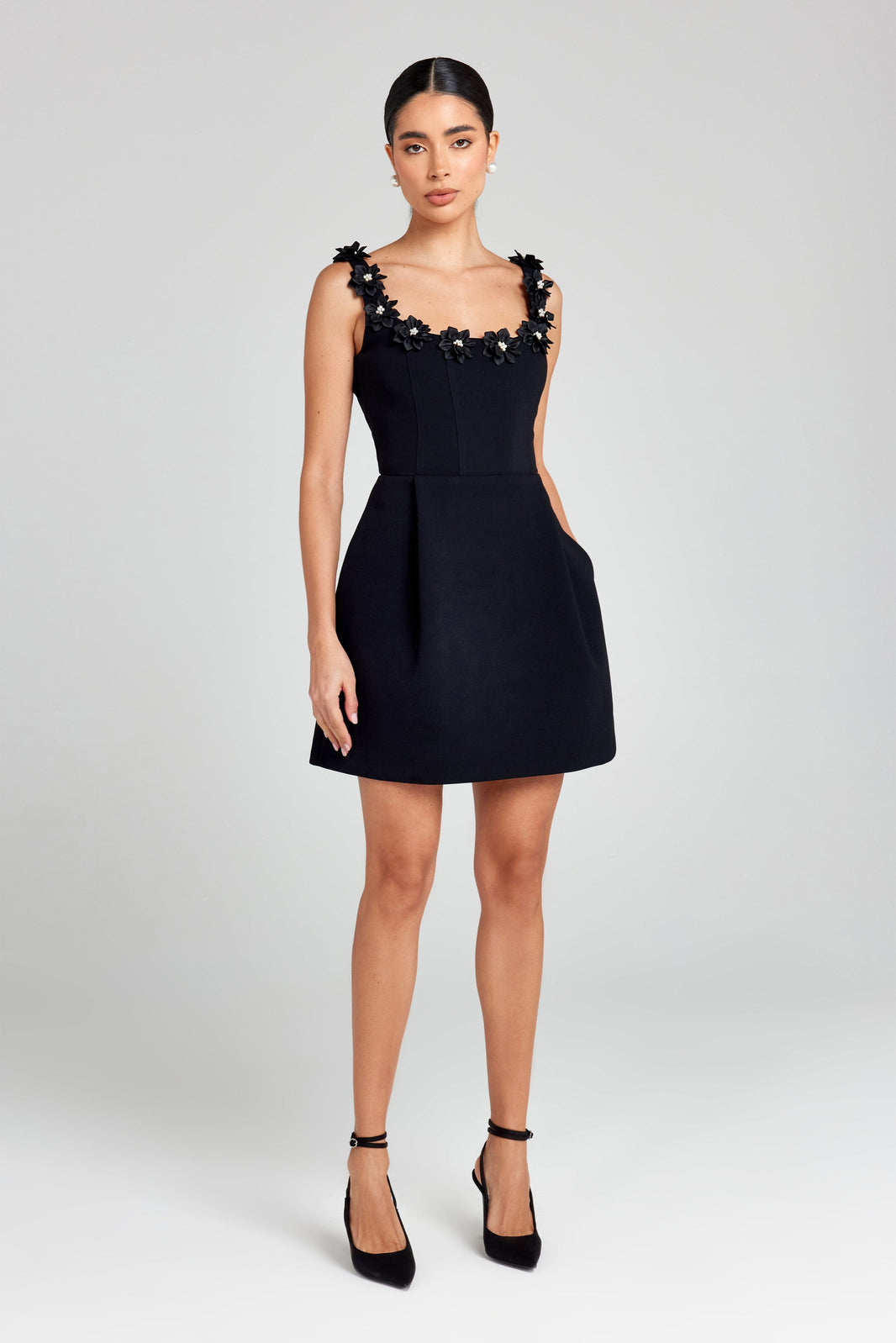 NADINE MERABI Dresses Cindy Black Dress