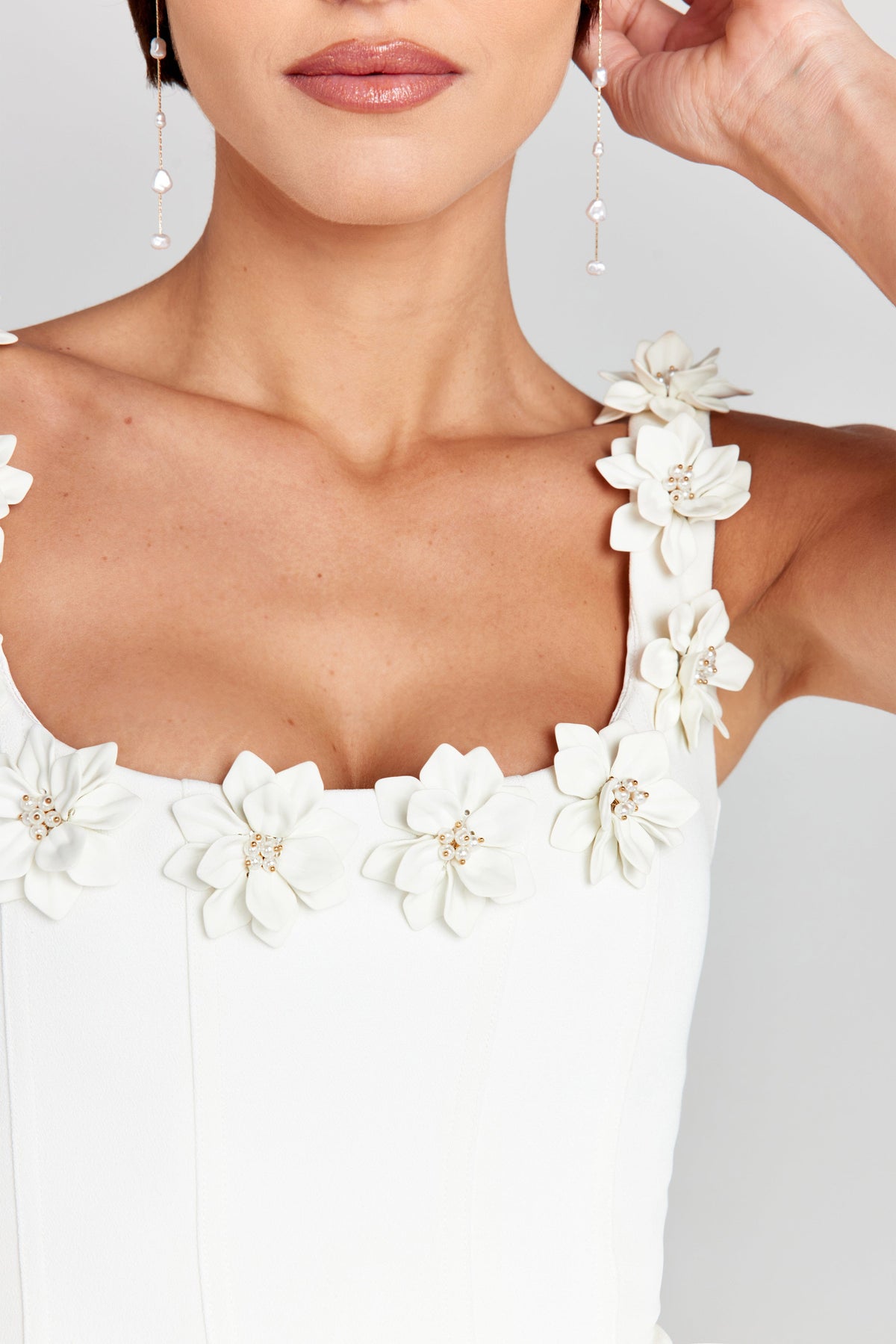 NADINE MERABI Dresses Cindy White Dress