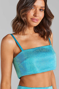 Cleo Aqua Top