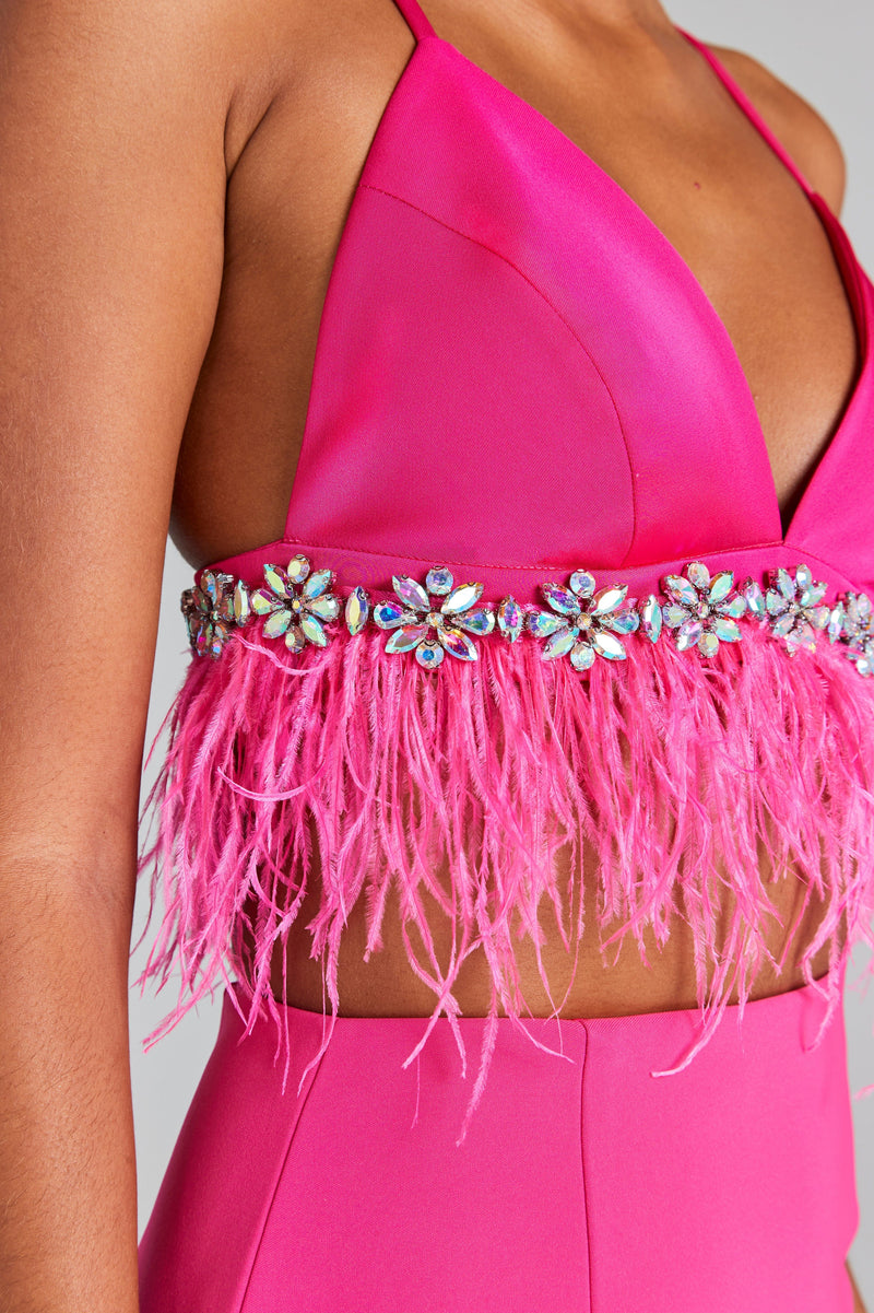 Davina Hot Pink Bra Top