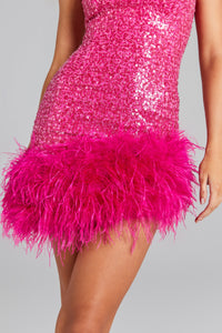 Evie Hot Pink Dress