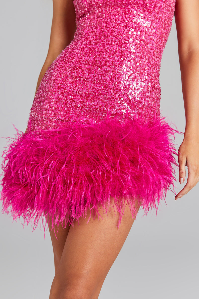 Evie Hot Pink Dress
