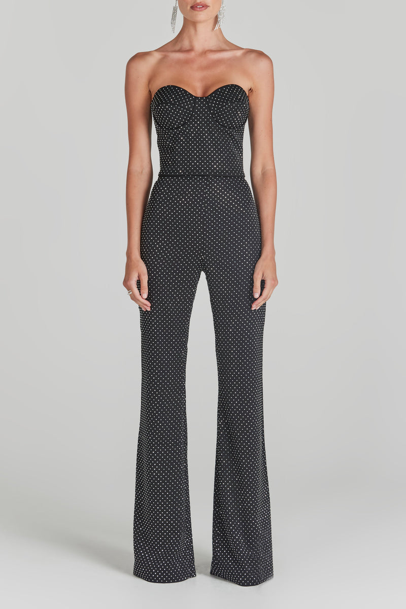 Kira Black Corset Top