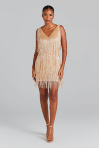 Sadie Champagne Dress