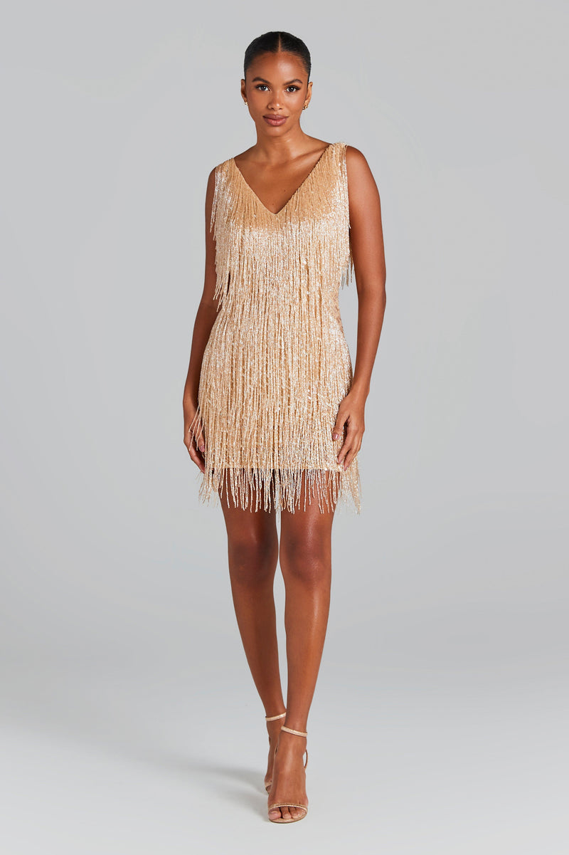 Sadie Champagne Dress