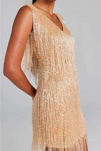 Sadie Champagne Dress