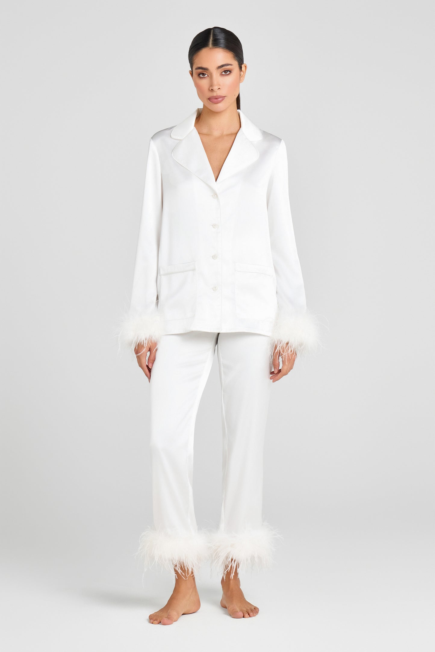 Darcie White Pyjamas