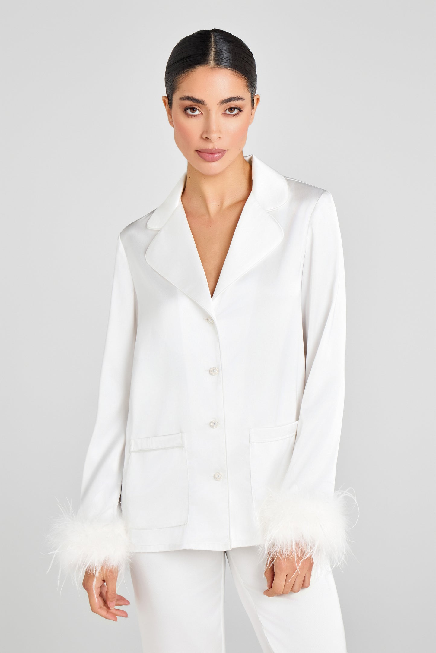 Darcie White Pyjamas