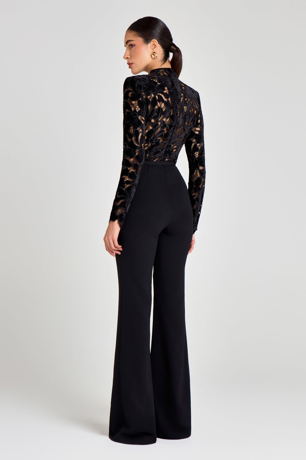 NADINE MERABI Jumpsuits Eleanor Black Jumpsuit