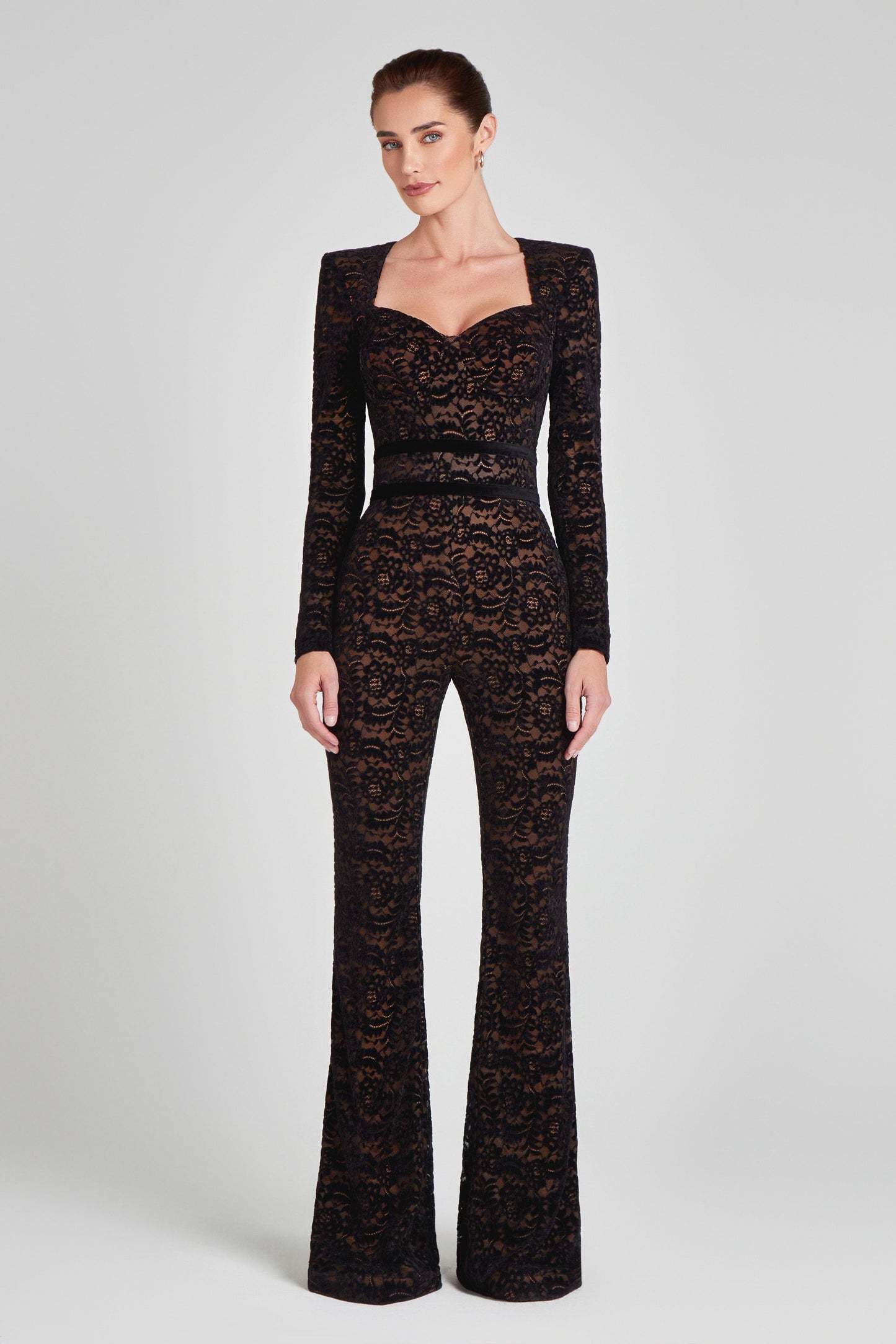 NADINE MERABI Jumpsuits Liza Black Jumpsuit