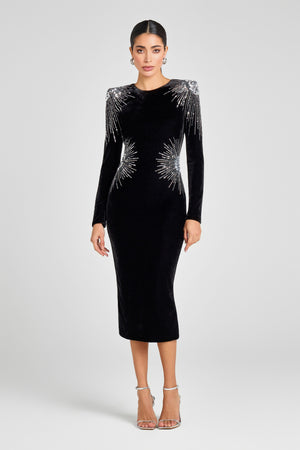 NADINE MERABI Dresses Ellie Black Dress