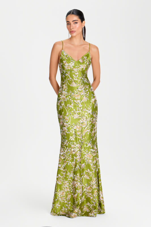 Gia Grünes Kleid