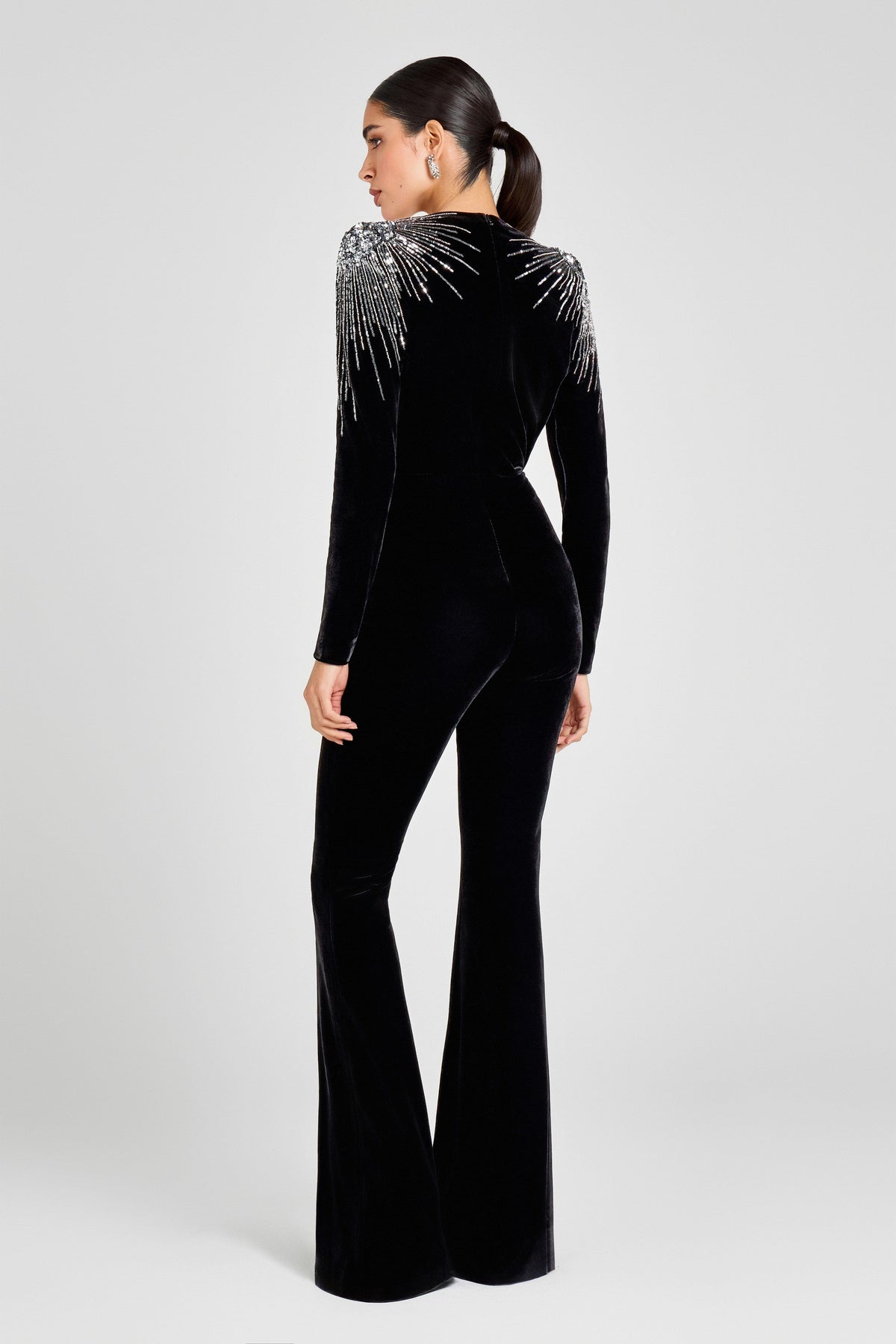 NADINE MERABI Jumpsuits Giselle Black Jumpsuit