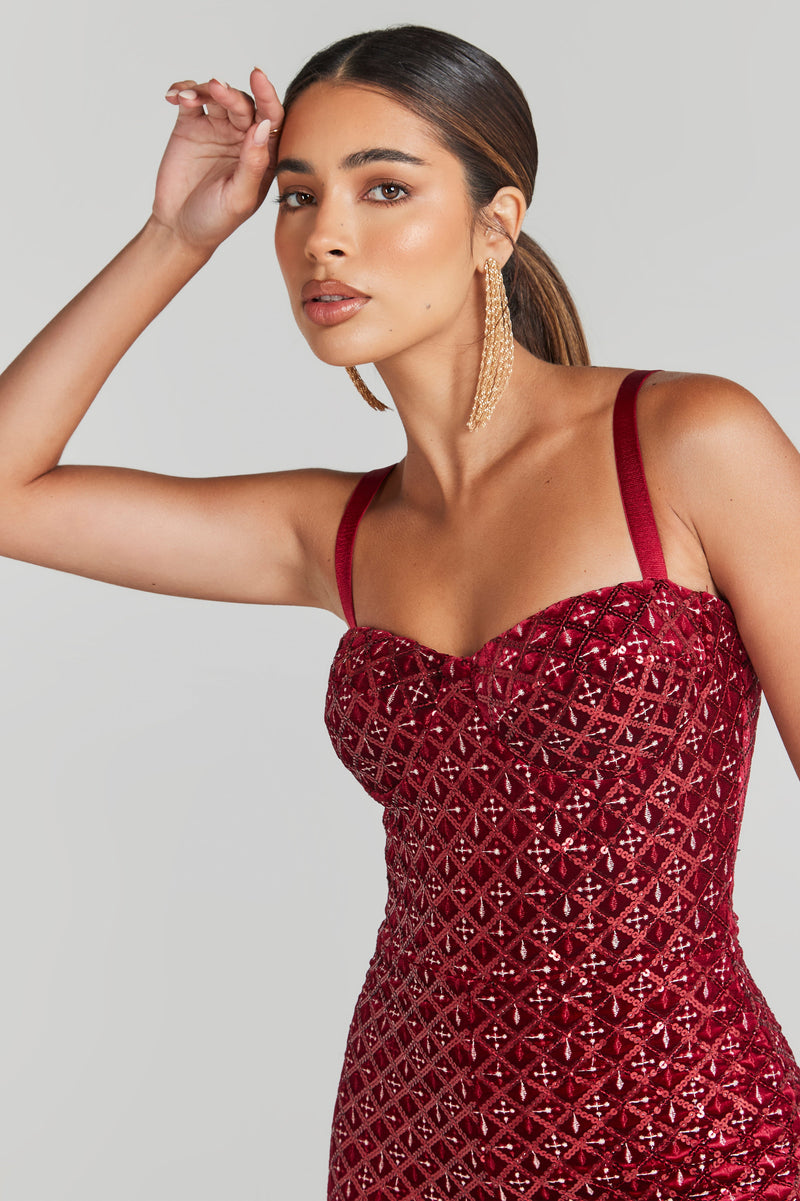 Hailey Red Jumpsuit