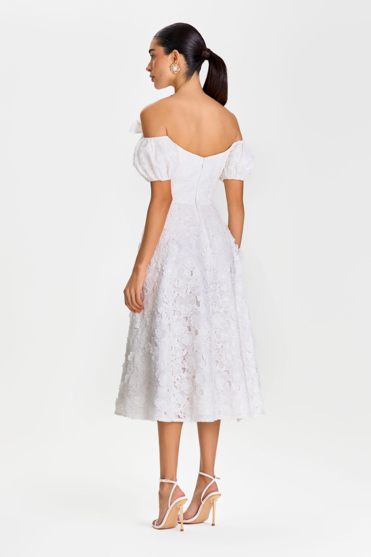 MIDI Dresses HANNAH WHITE DRESS