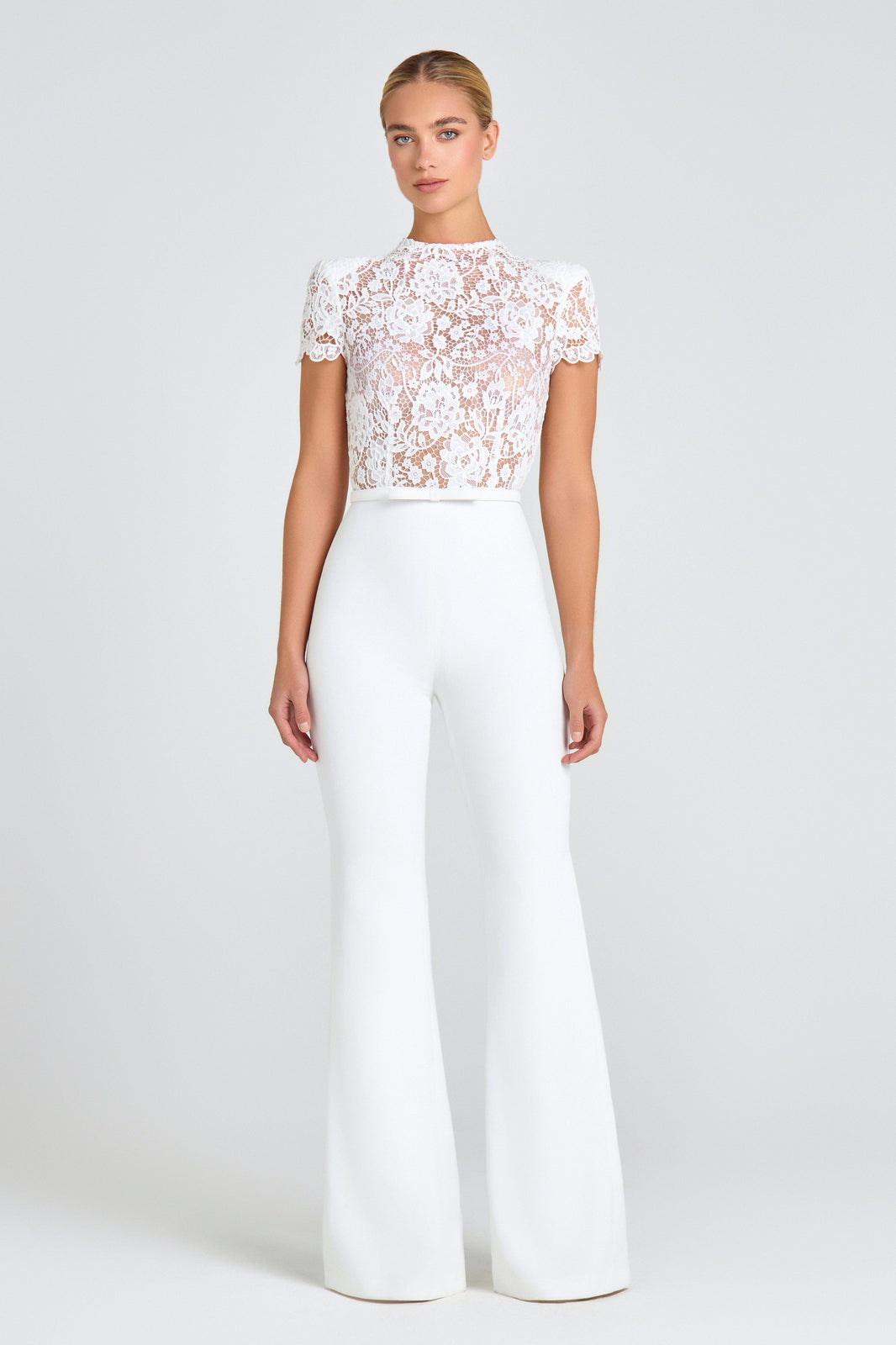 NADINE MERABI Jumpsuits Hattie White Jumpsuit