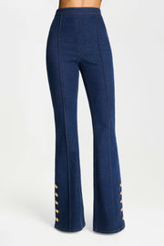 Kendra Dunkelblaue Denim Hose