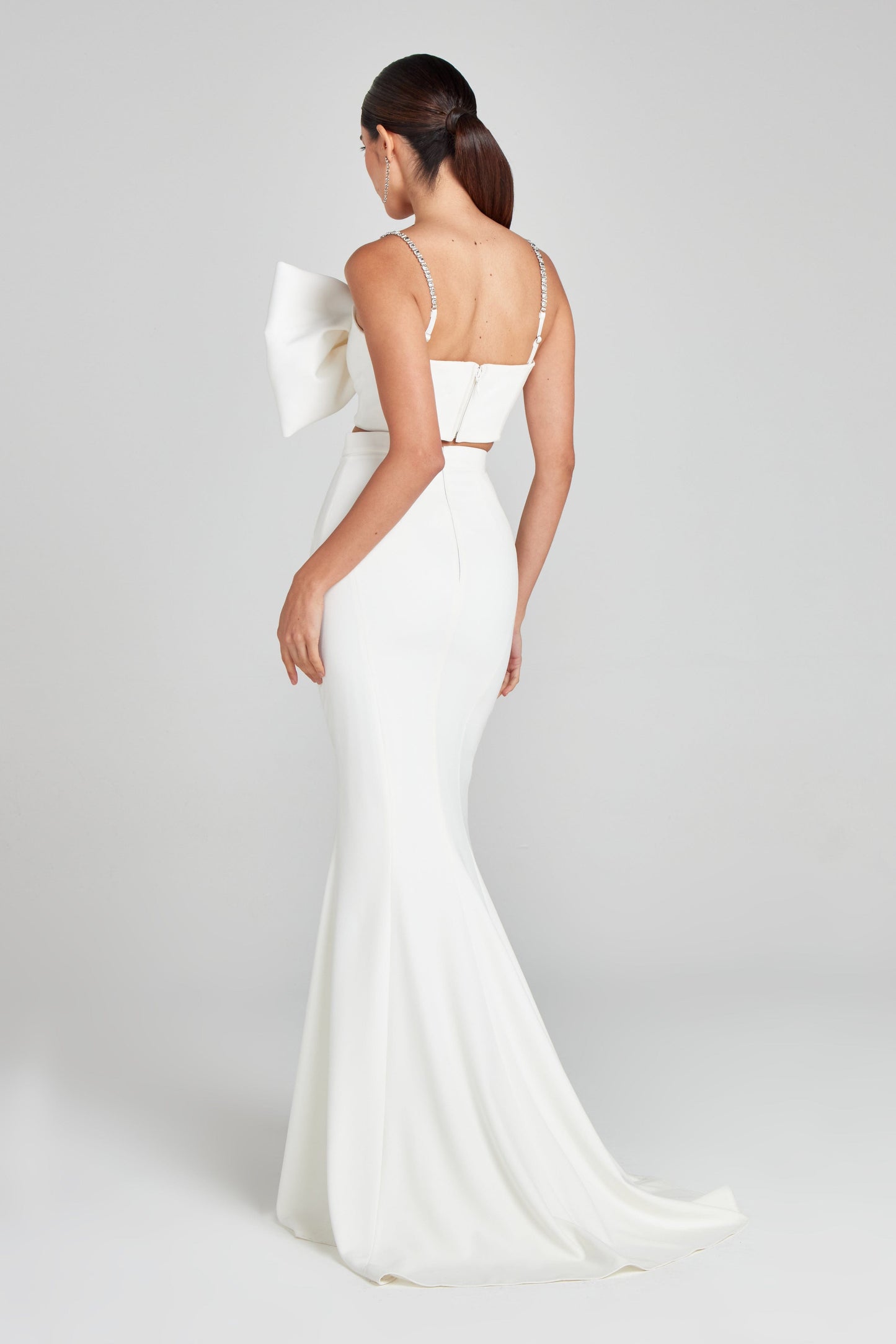 NADINE MERABI Skirts Carolina White Maxi Skirt