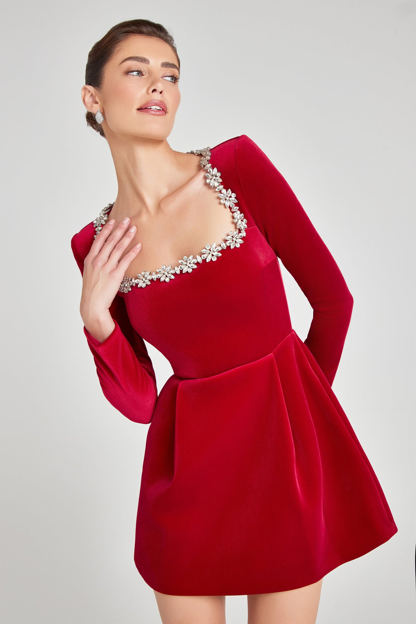 Robe rouge Kimberly