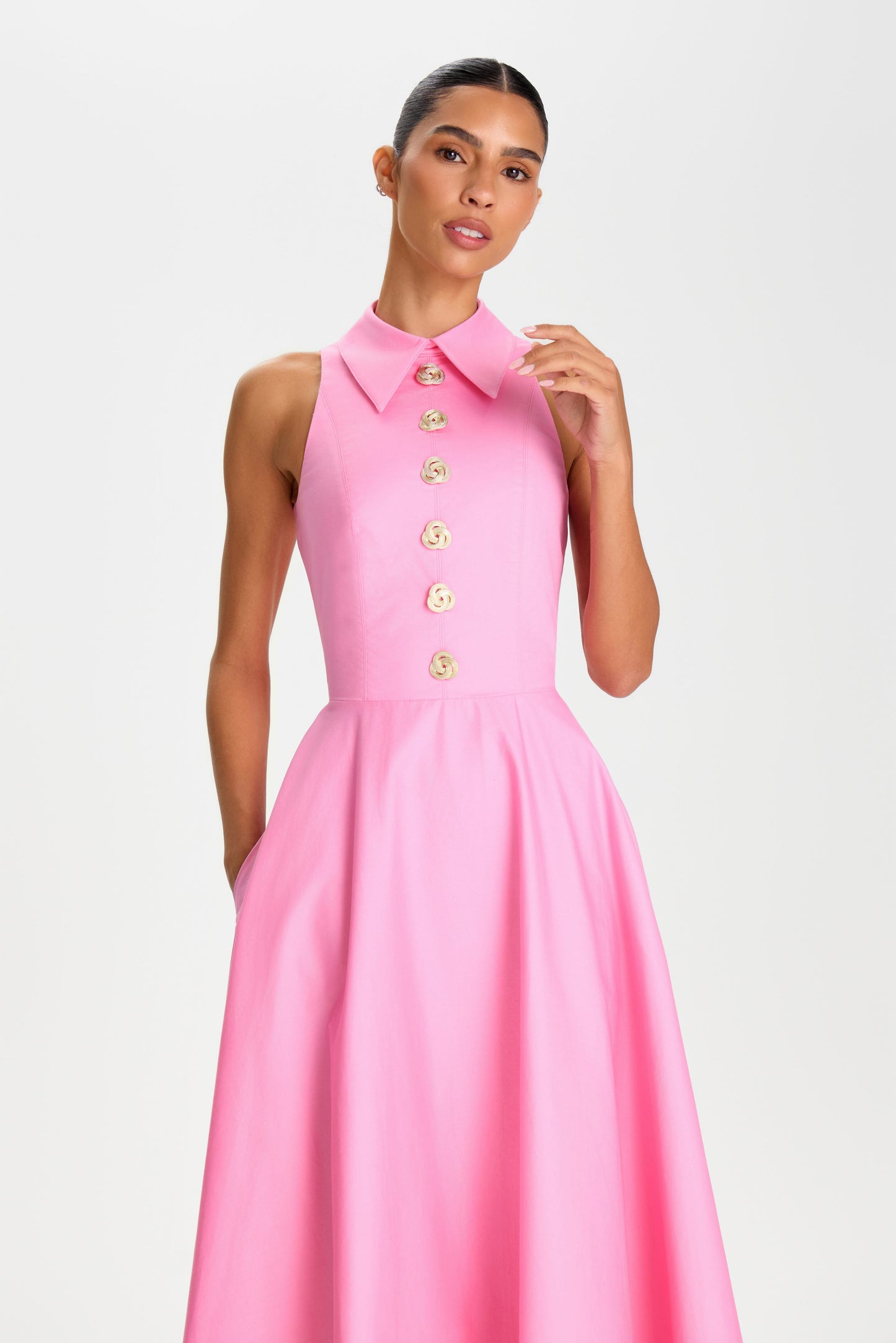 MIDI Dresses Laura Pink Dress