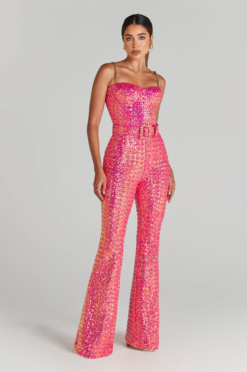 Lucinda Pink Jumpsuit
