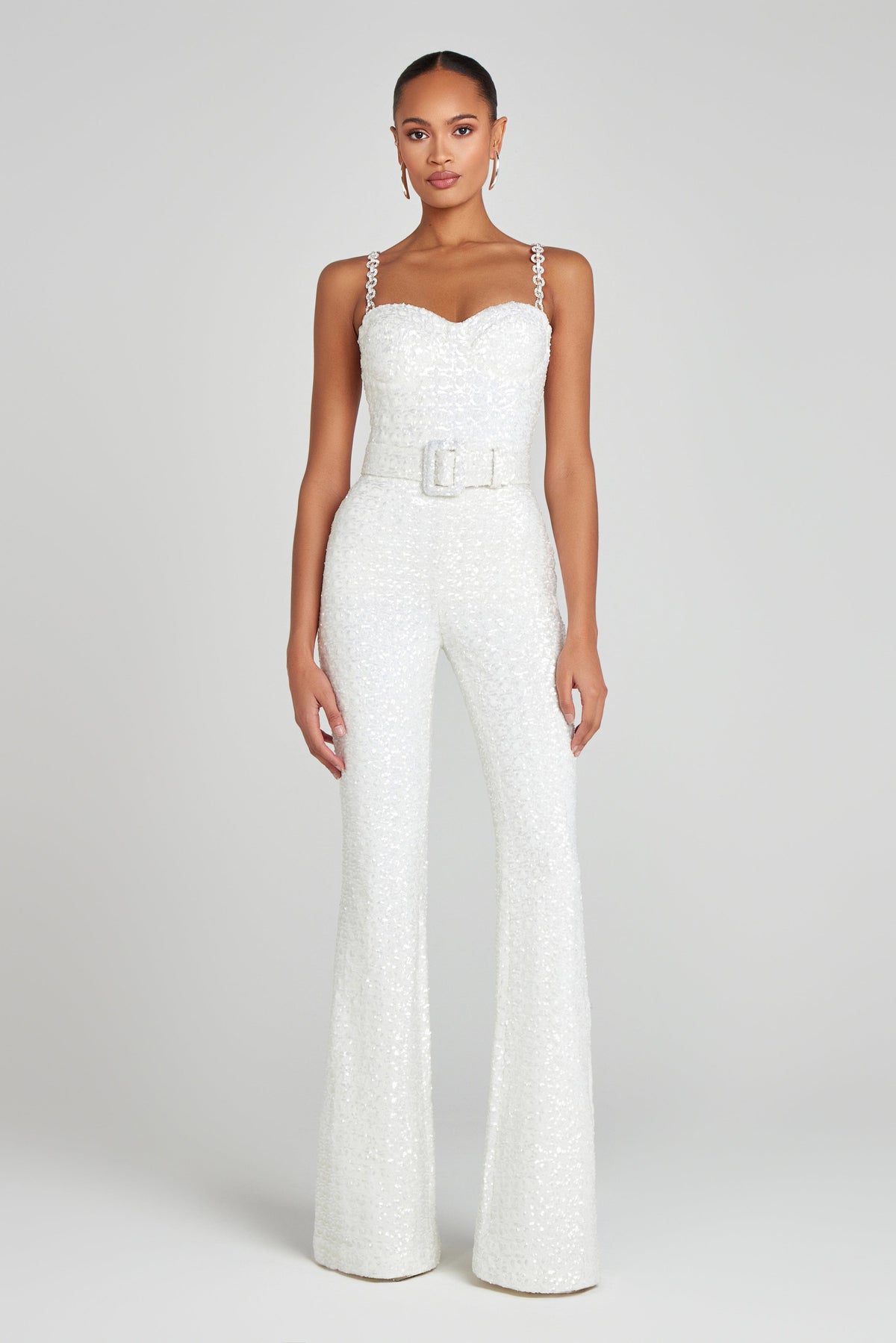NADINE MERABI Jumpsuits Lucinda White Jumpsuit