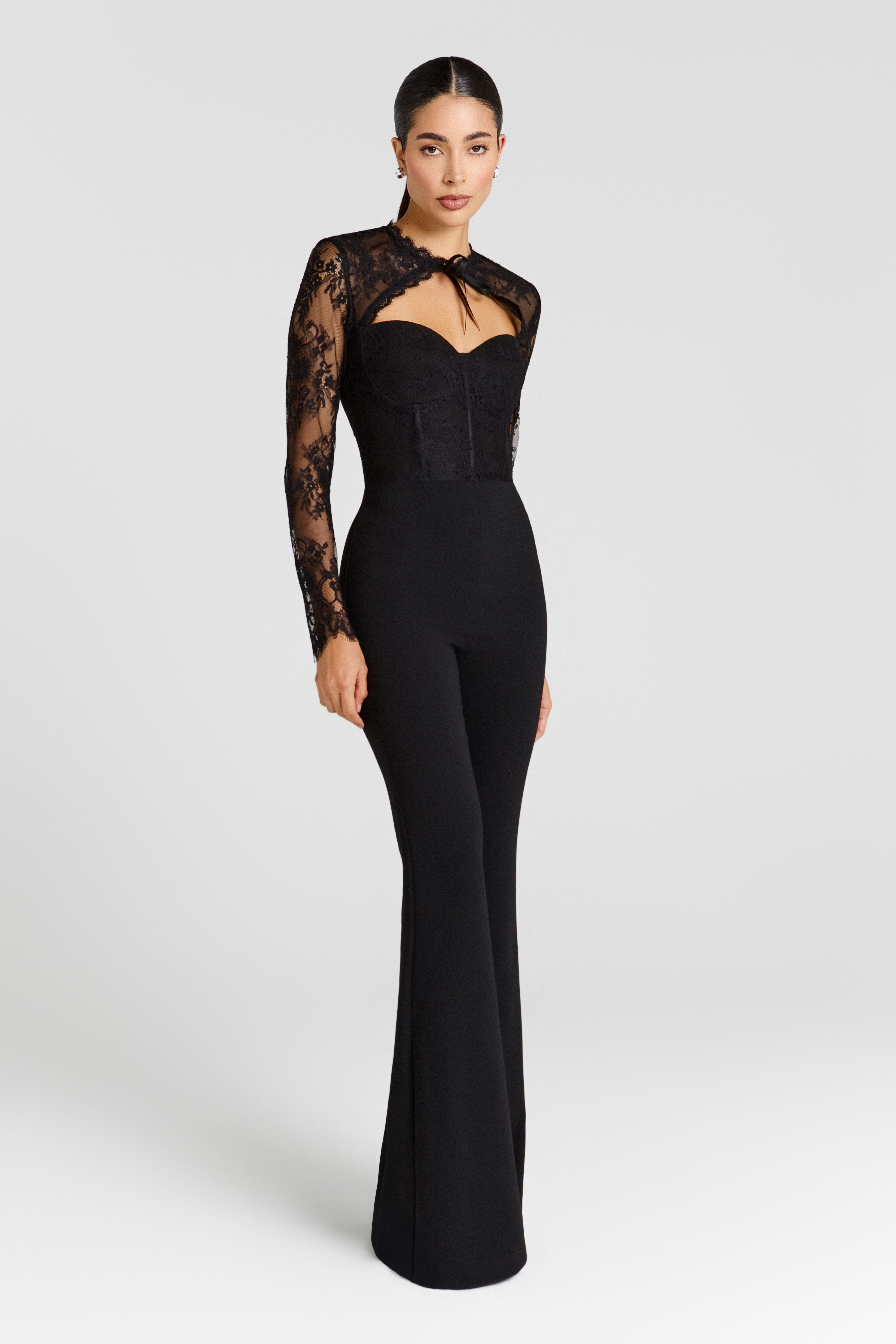 Marissa Black Jumpsuit | NADINE MERABI