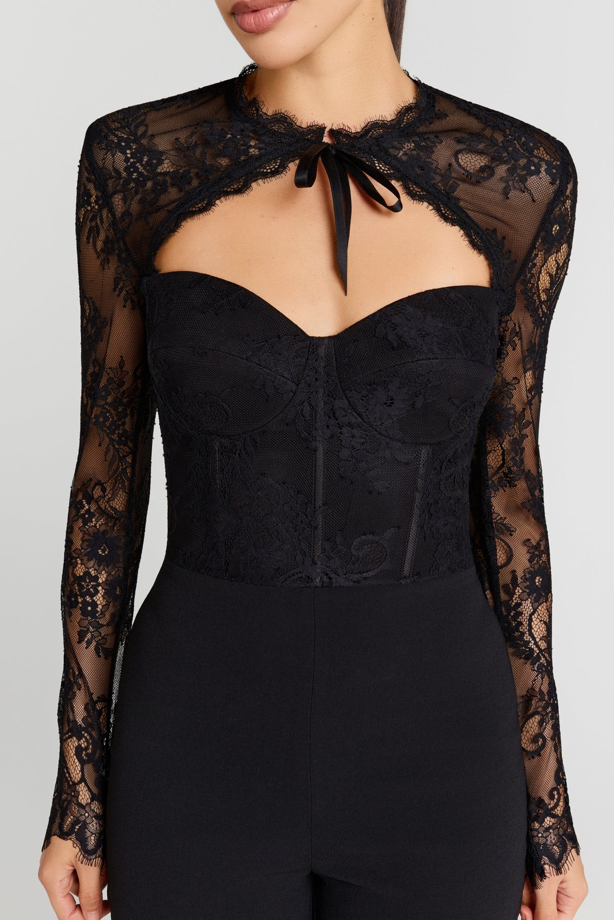 NADINE MERABI Jumpsuits Marissa Black Jumpsuit