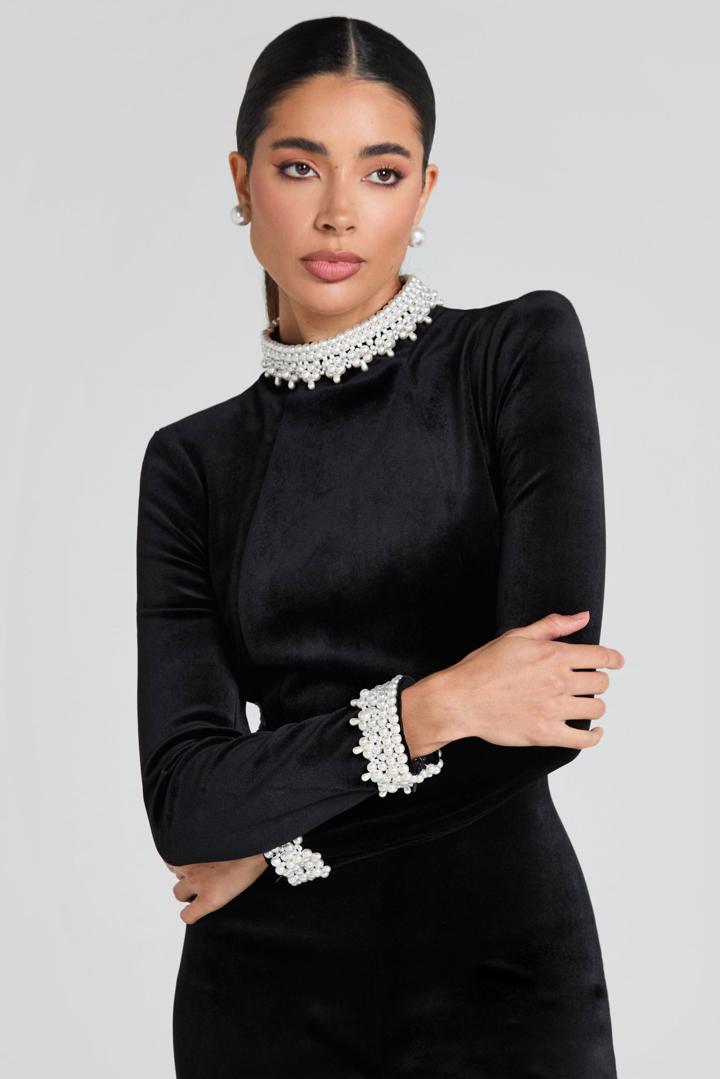 NADINE MERABI Jumpsuits Meghan Black Jumpsuit