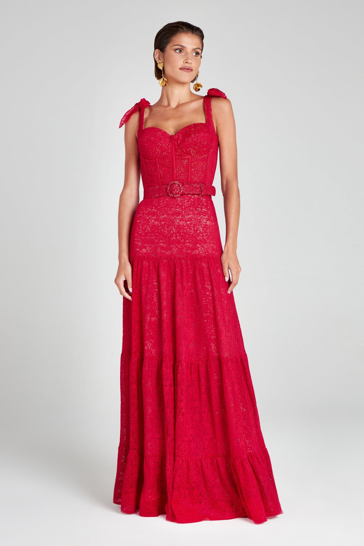 Nadine Merabi Dresses Miranda Red Dress