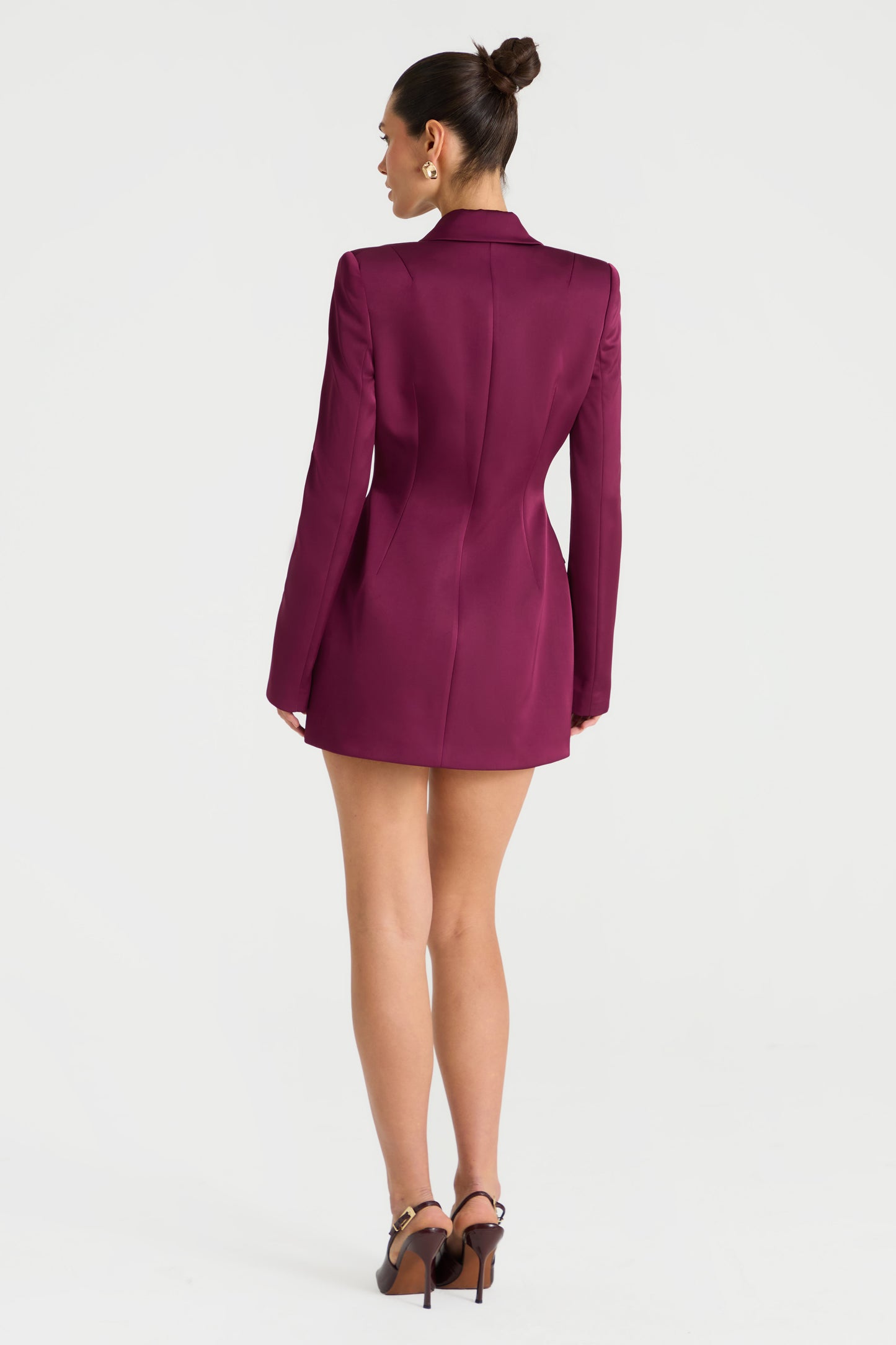 Monica Bordeaux Blazer Kleid