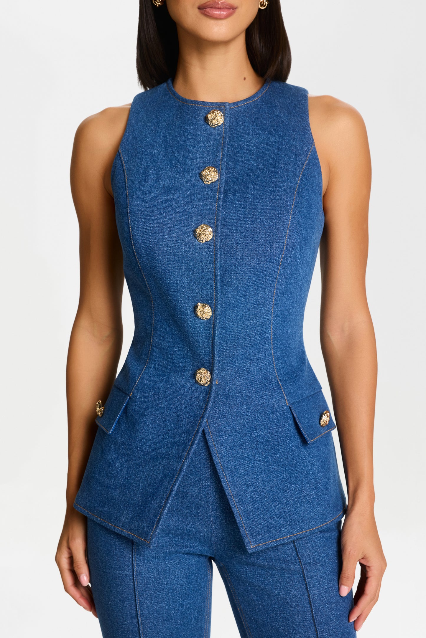 Gilet en jean Nicole