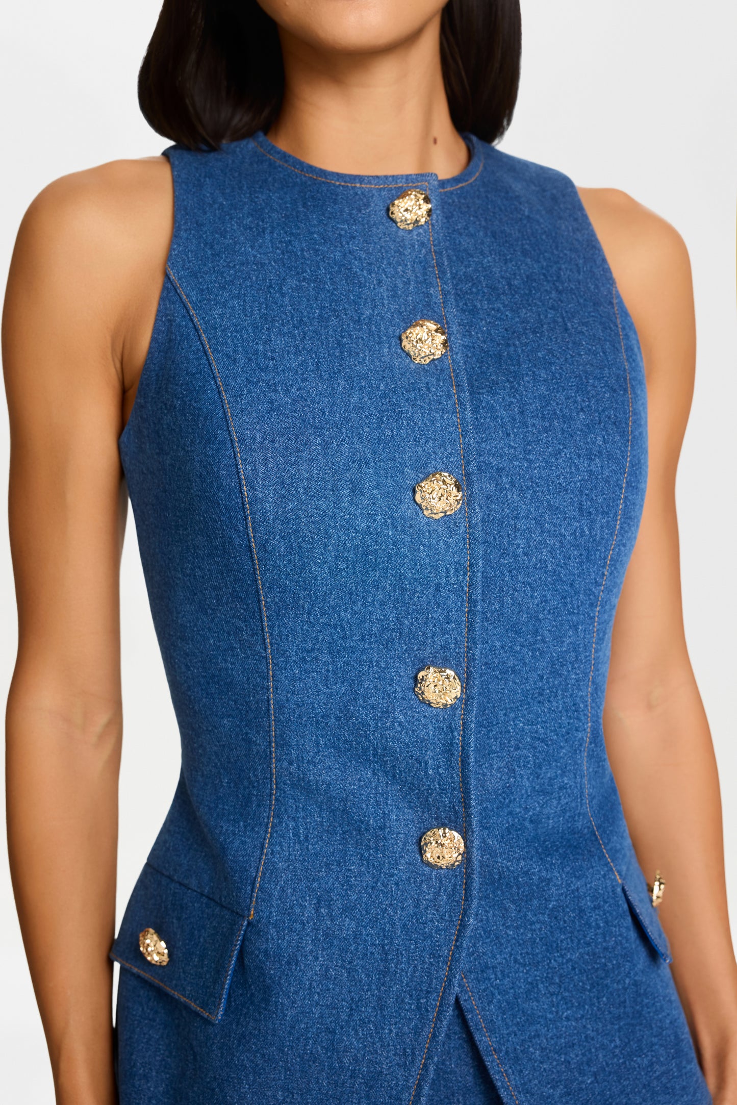 Gilet en jean Nicole