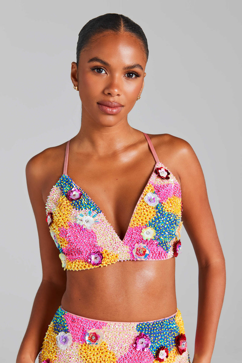 Nikita Floral Bra Top