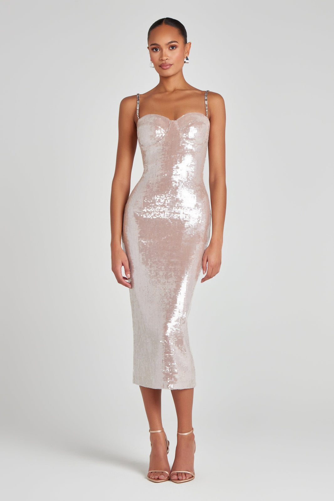 NADINE MERABI Dresses Nina Champagne Dress