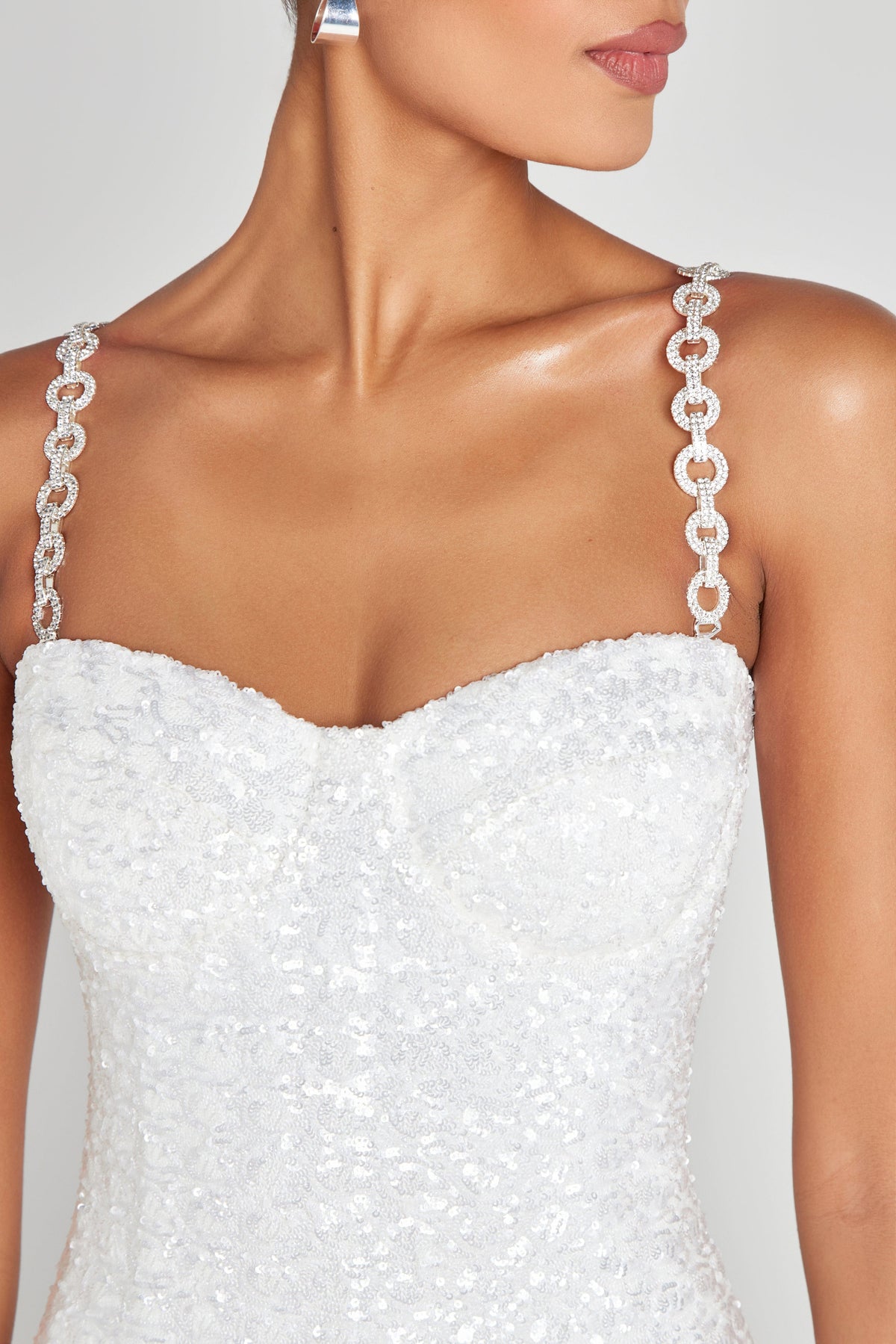 NADINE MERABI Dresses Nina White Dress