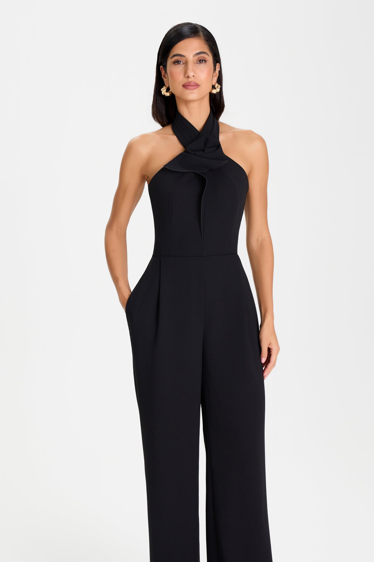 COMBINAISON-PANTALON NOIRE PETRA