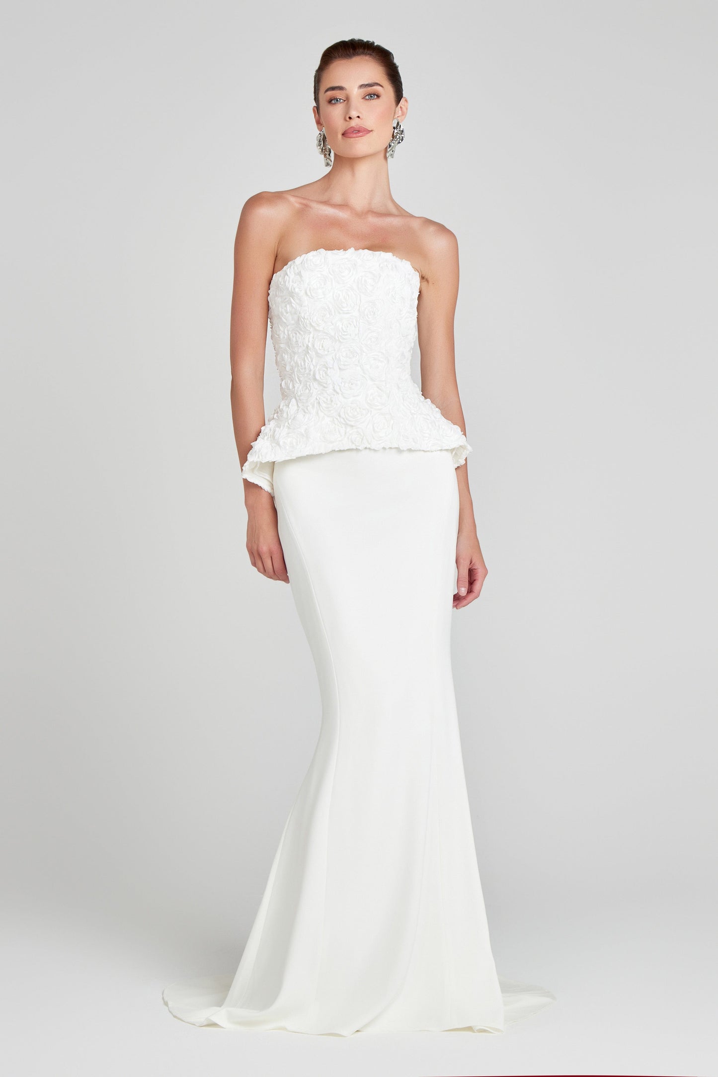 NADINE MERABI Skirts Carolina White Maxi Skirt