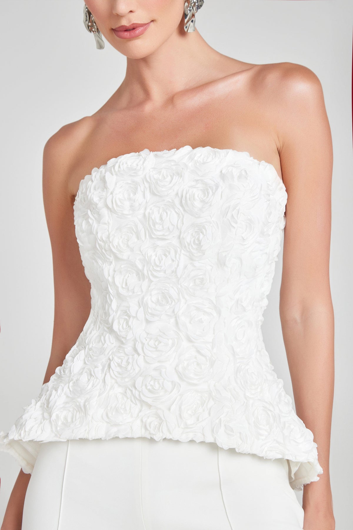 NADINE MERABI Tops Phoebe White Top