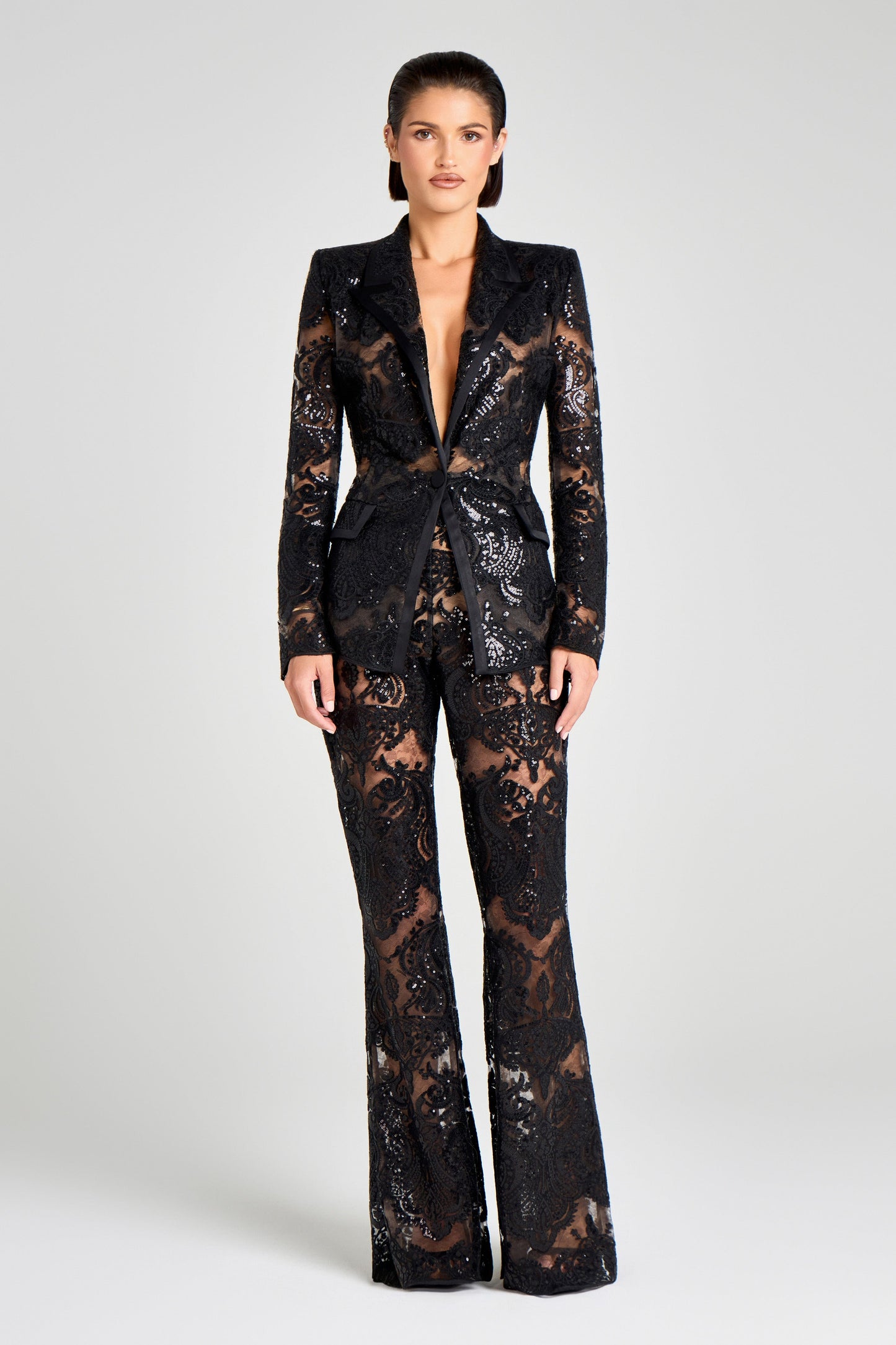 NADINE MERABI Trousers Piper Black Trousers