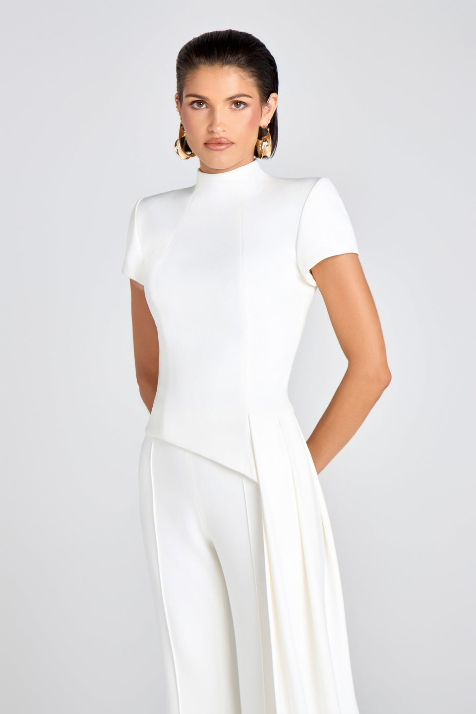 NADINE MERABI Tops Pippa White Top