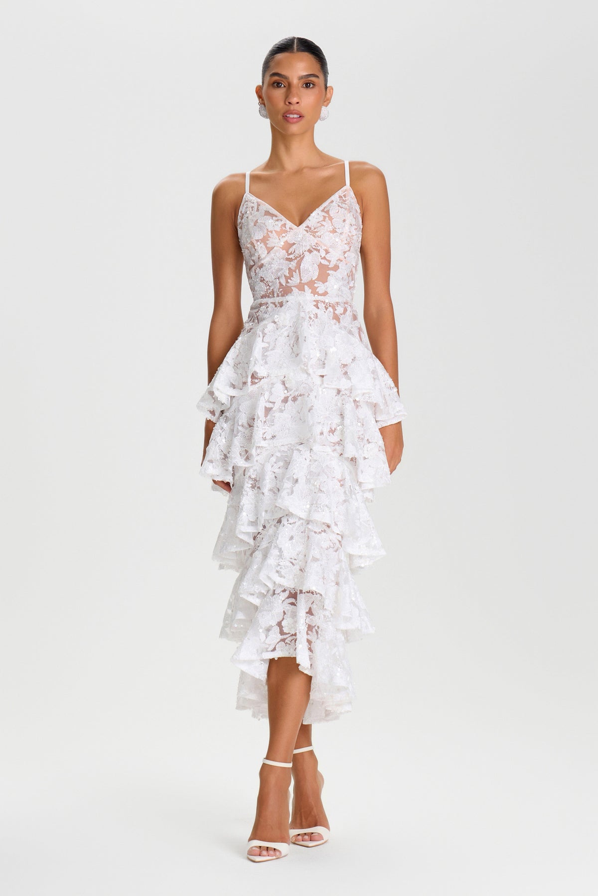 MIDI Dresses Saffron White Dress