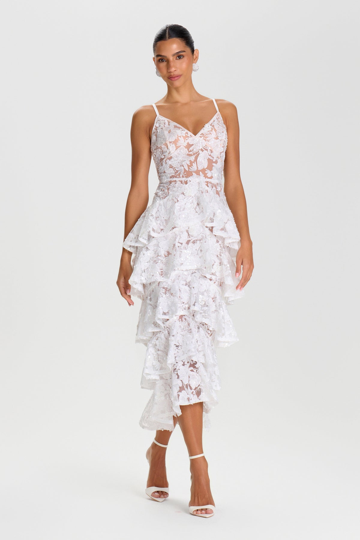 MIDI Dresses Saffron White Dress