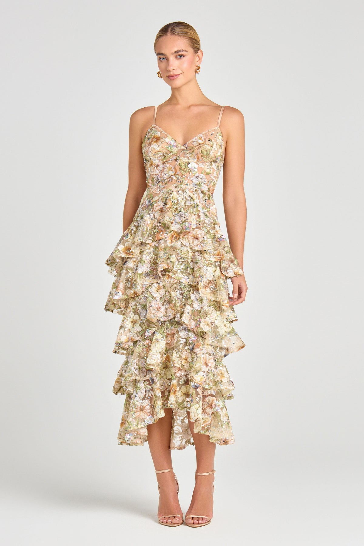 NADINE MERABI Dresses Saffron Floral Dress