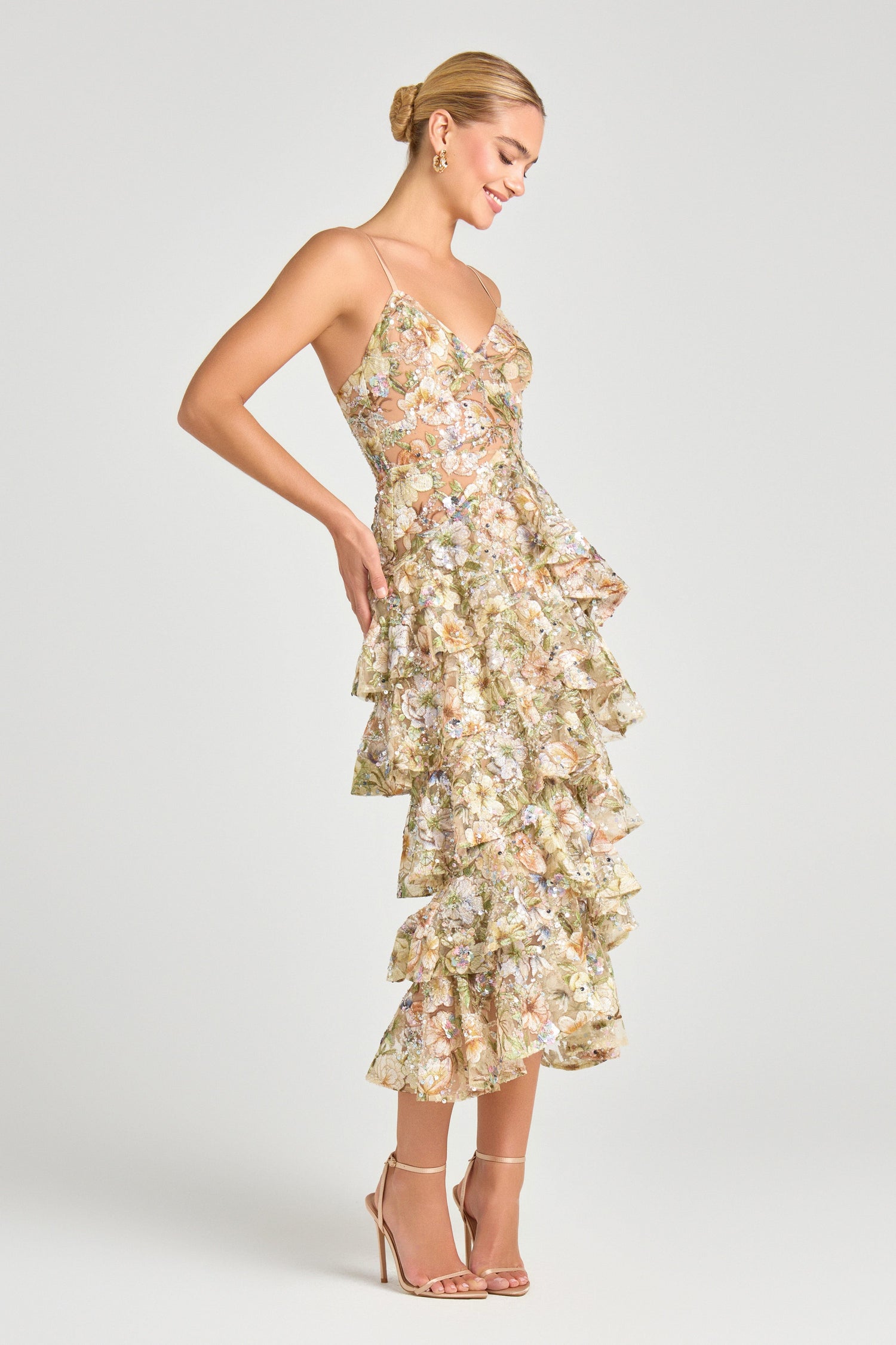 NADINE MERABI Dresses Saffron Floral Dress