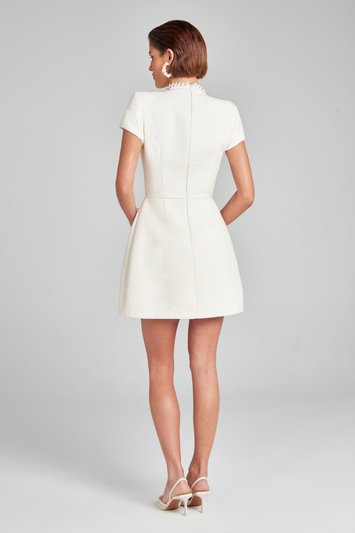 NADINE MERABI Dresses Simone Ivory Dress
