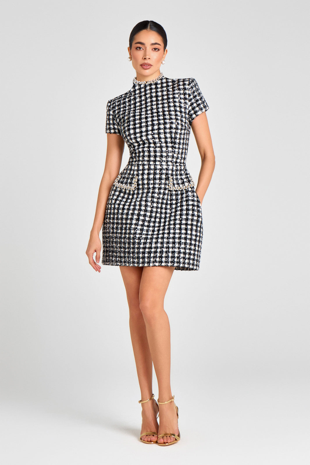 NADINE MERABI Dresses Mila Check Dress