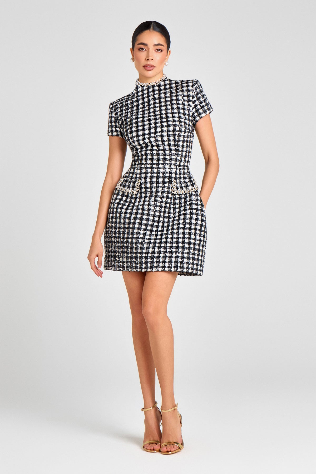 NADINE MERABI Dresses Mila Check Dress